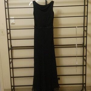 ABS evening Allen Schwartz long evening gown with train